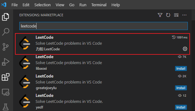 leetcode插件
